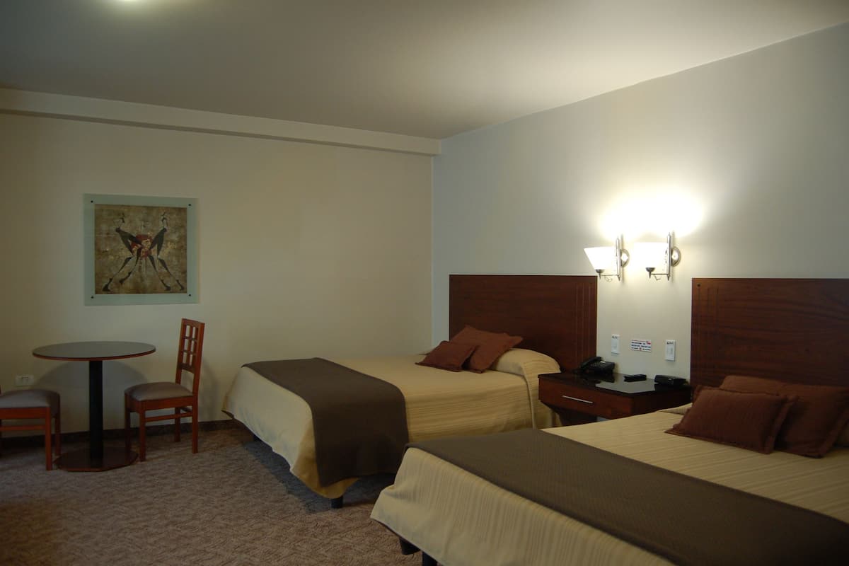In-room safe, desk, laptop workspace, soundproofing