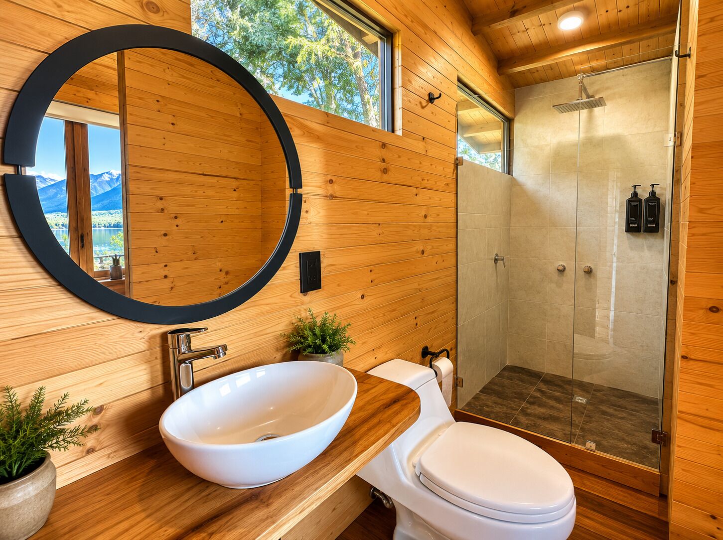 Habitación doble, vista al jardín | Baño | Tina con regadera, toallas, jabón, shampoo 