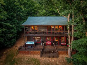 Exterior - Mountain Cabin with Hot Tub, Views and Firepit, Near Blue Ridge (Morganton)