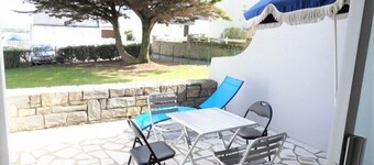 Apartment 2 rooms 4 people with WIFI 50 m from the beach of Courégant