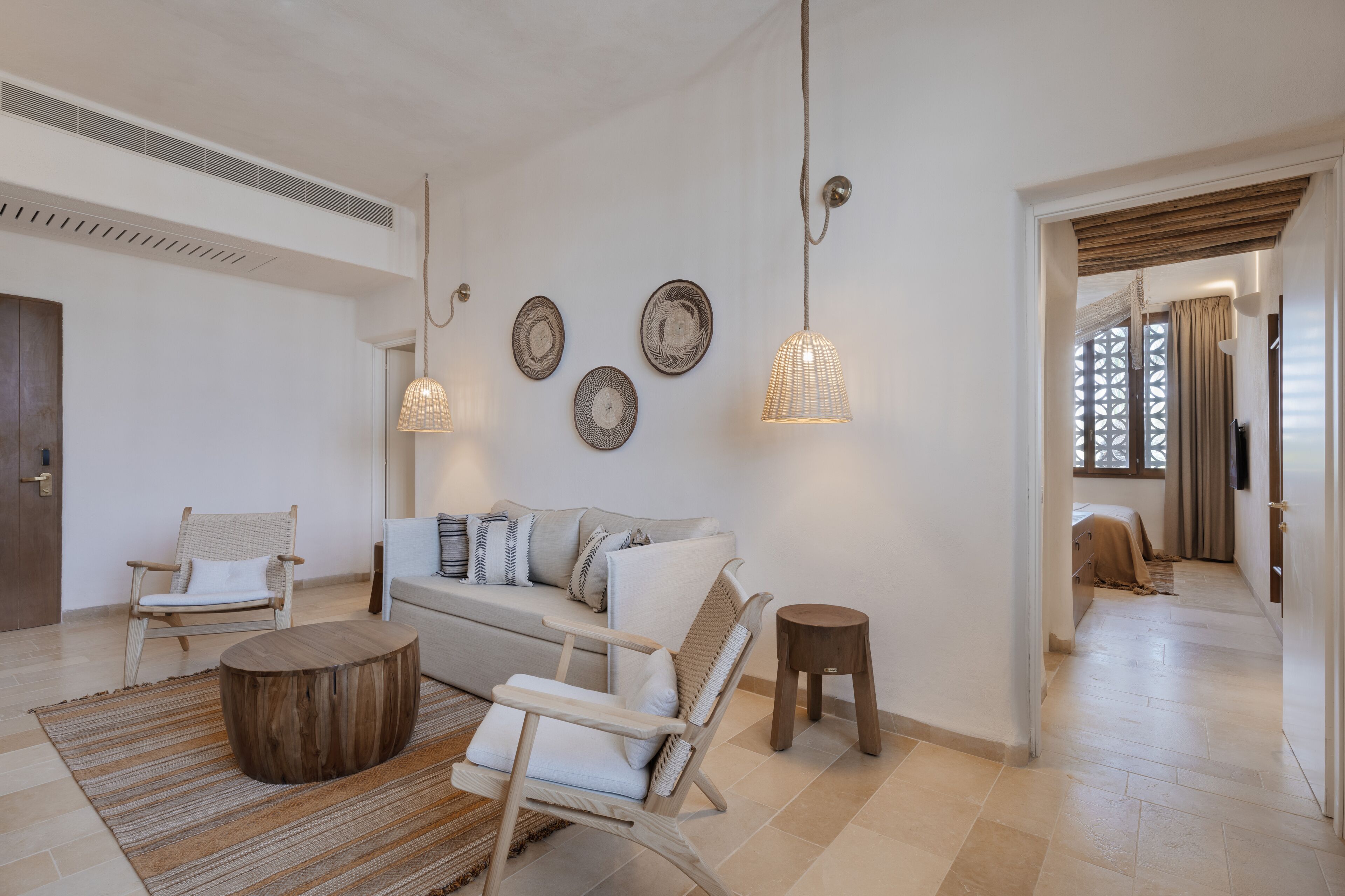 kedma family suite | living room | 48-inch lcd tv with satellite channels, tv