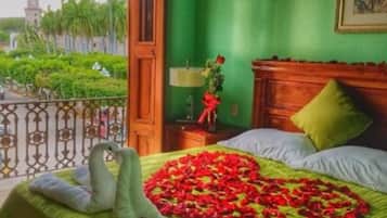 Panoramic Single Room | Egyptian cotton sheets, premium bedding, down duvets, pillow-top beds