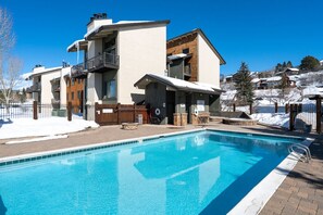 Pool - Charming Studio + Loft Condo | Walk to Gondola | Pool, Hot Tubs and Views! (Steamboat Springs)
