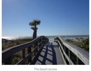 Plage, chaises longues, serviettes de plage