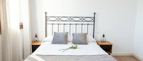 2 slaapkamers, een strijkplank/strijkijzer, gratis wifi, beddengoed