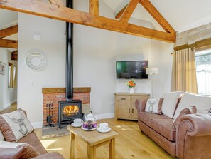 TV, fireplace, video-game console - The Chicken Coop - UK12137 (Hewelsfield, near Lydney)
