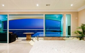 Outdoor dining - Stunning Ocean Front Condo! Rosarito Beach VIEWS! (Rosarito)