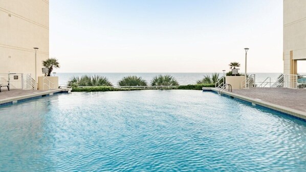 Indoor pool, a heated pool