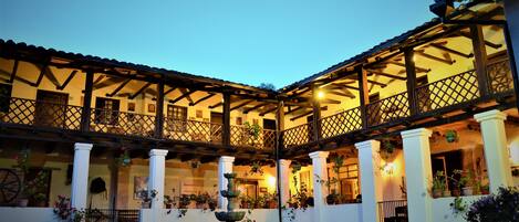 Front of property - evening/night