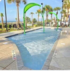 Indoor pool, outdoor pool