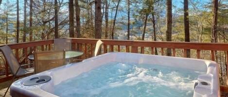 Bain à remous extérieur