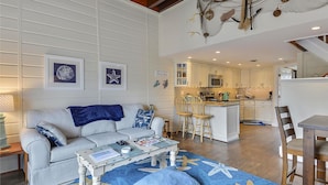Living room - Atlantic Watergate 23 by Long & Foster (Bethany Beach)