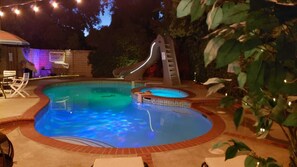 Outdoor pool - King Bed, Cozy Guesthouse w firepit and heated Jacuzzi- Santa Clarita (Santa Clarita)