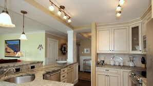 Condo, 3 Bedrooms | Private kitchen - Henlopen Unit 701 by Long & Foster (Rehoboth Beach)