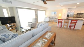 Condo, 2 Bedrooms | Living room - Henlopen Unit 316 by Long & Foster (Rehoboth Beach)