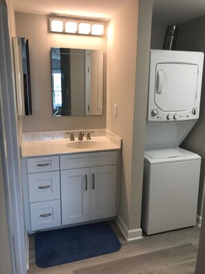 Condo, 2 Bedrooms | Bathroom | Towels - Henlopen Unit 712 by Long & Foster (Rehoboth Beach)