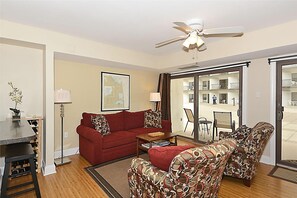 Condo, 2 Bedrooms | Living room - Henlopen Unit 205 by Long & Foster (Rehoboth Beach)