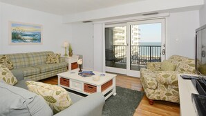 Condo, 2 Bedrooms | Living room - Henlopen Unit 513 by Long & Foster (Rehoboth Beach)