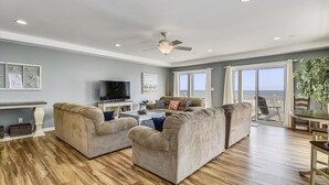 House, 6 Bedrooms | Living room - Ocean Blue 804 South Ocean Drive by Long & Foster (Bethany Beach)