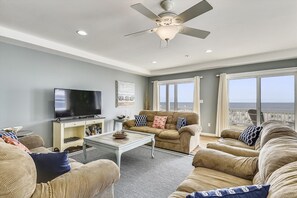 House, 6 Bedrooms | Living room - Ocean Blue 804 South Ocean Drive by Long & Foster (Bethany Beach)