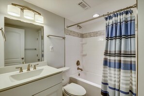 Condo, 2 Bedrooms | Bathroom | Towels - The Shoals Unit #3 by Long & Foster (Fenwick Island)