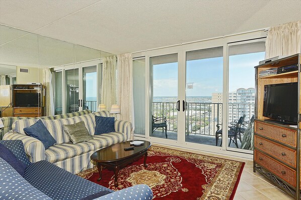 Condo, 2 Bedrooms | Living room - The Shoals Unit 2 by Long & Foster (Fenwick Island)