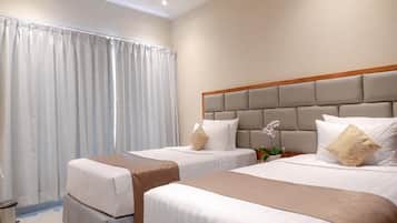 1 bedroom, in-room safe, WiFi, bed sheets
