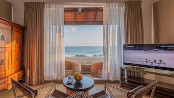 Habitación Deluxe, 1 cama King size, para no fumadores, vista al mar | Vista del balcón