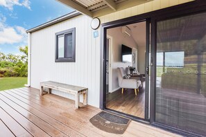 Standaard huisje, toegankelijk voor mindervaliden (Sleeps 7) | Terras