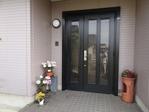 Entrada de la propiedad