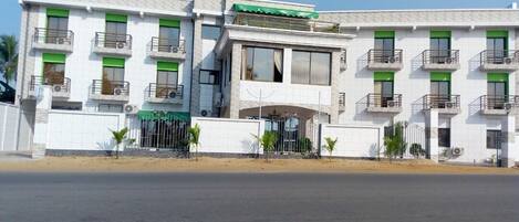 Fassade der Unterkunft