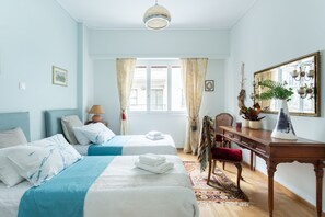 2 dormitorios, tabla de planchar con plancha, wifi gratis y ropa de cama