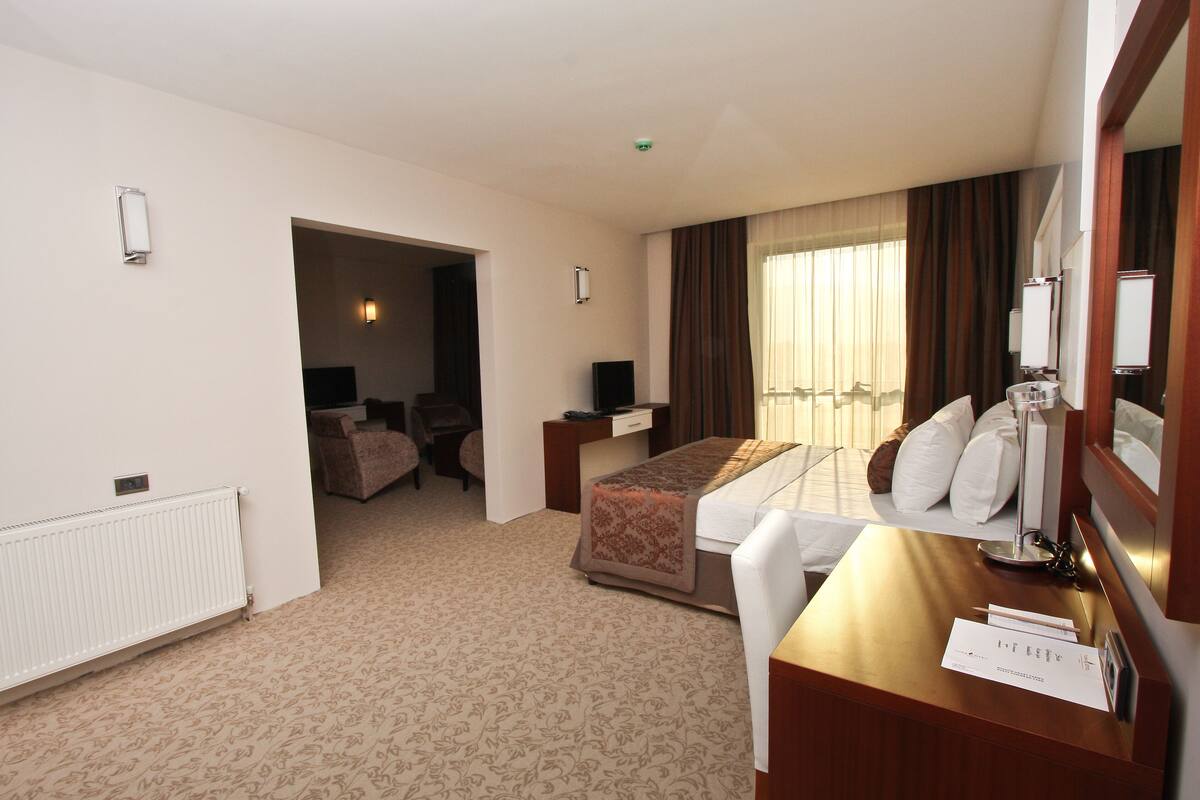 Suite | Minibar, in-room safe, laptop workspace, blackout drapes