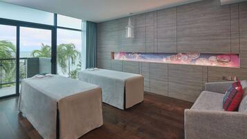 Behandlungsräume für Paare, Körperbehandlungen, Aromatherapie