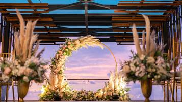 Aussenbereich für Hochzeiten