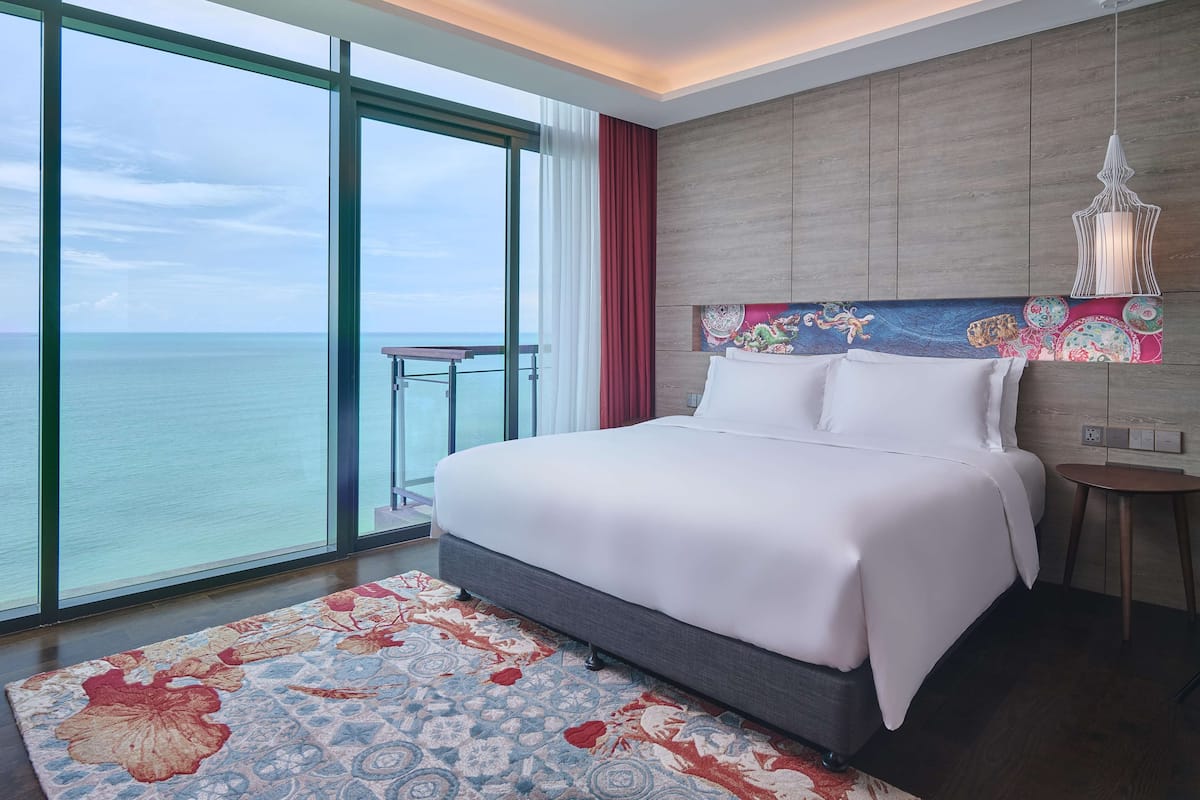 angsana two-bedroom sky garden seaview suite | 2 bedrooms, free minibar items, in-room safe, desk