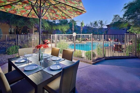 Outdoor pool, a heated pool - Ventana Retreat · Three Pool Areas, Fitness Center, Prime Location (Tucson)