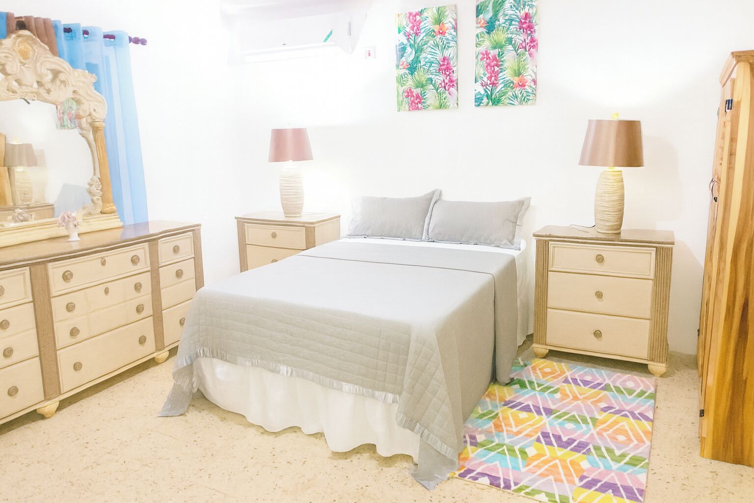 4 bedrooms, iron/ironing board, free WiFi, bed sheets