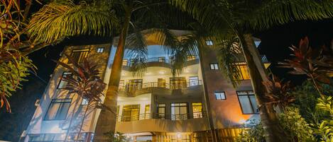 Façade de l’hébergement