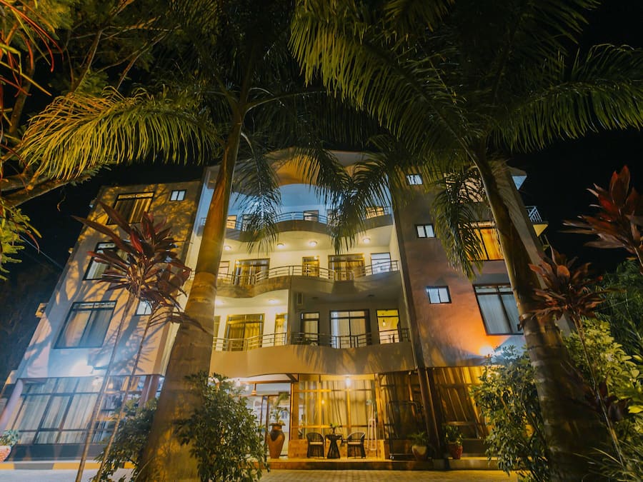 Facciata della struttura