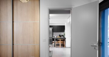 Apartamento, 1 habitación, vistas a la ciudad (101) | Sistema de insonorización, tabla de planchar con plancha, wifi gratis