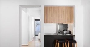 Apartment, 1 Bedroom, City View (102) | Living area | Flat-screen TV