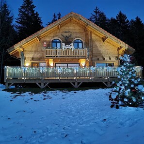 Exterior - CHALET MMETA 12 PERS.,OPEN VIEW, JACUZZI,SAUNA,BILLIARDS,BOWLING ALLEY,PLAYGROUN (Xonrupt-Longemer)
