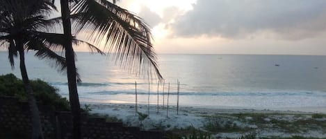 Perto da praia, toalhas de praia 