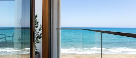 Superior-Apartment, Meerblick | Blick vom Balkon