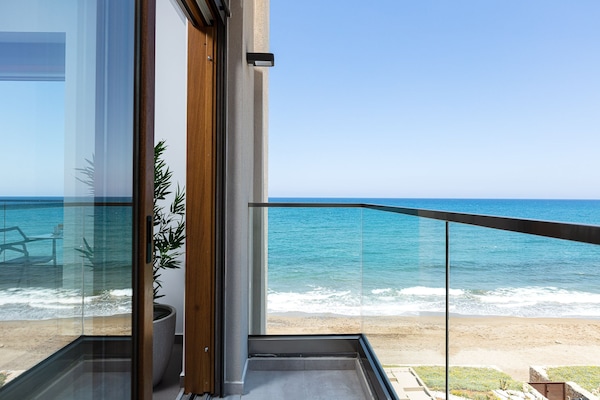 Superior-Apartment, Meerblick | Blick vom Balkon