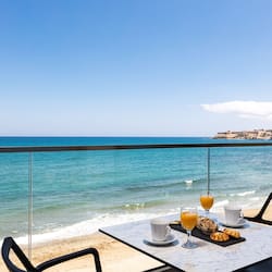 Superior-Apartment, Meerblick | Ausblick vom Zimmer