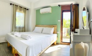 Hypoallergeen beddengoed, een minibar met enkele gratis items