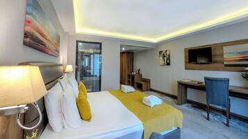 Chambre Supérieure | Literie de qualité supérieure, minibar, coffres-forts dans les chambres