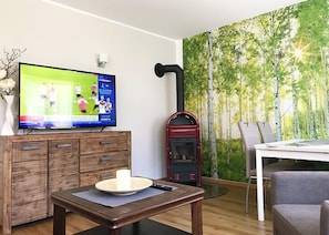 Lägenhet - 2 sovrum | Vardagsrum | Platt-tv